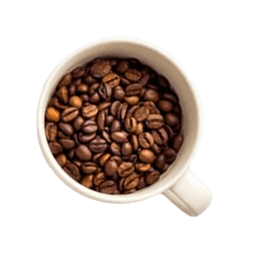 Cup representing engaging content
